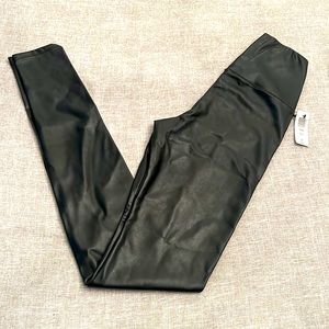 Skinny stretchy “leather” pants